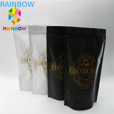 Das lamellierte Aluminiumfolie-Plastikbeutel-Verpacken, heißgesiegelt steht oben Taschen mit Ventil