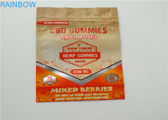 Stehen Sie oben Aluminiumfolie-Taschen für Nashorn 7 Pillen-das Verpacken des Swag-Platin-15000