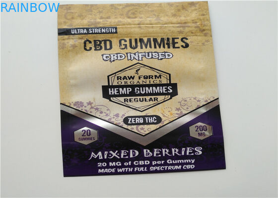 Stehen Sie oben Aluminiumfolie-Taschen für Nashorn 7 Pillen-das Verpacken des Swag-Platin-15000