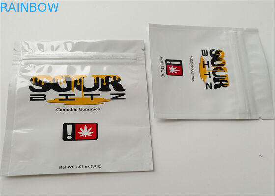 Stehen Sie oben Aluminiumfolie-Taschen für Nashorn 7 Pillen-das Verpacken des Swag-Platin-15000