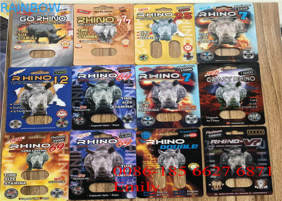 Rote Goldreallas-Blisterpackung, die das heiße Stempeln für pharmazeutisches industrielles verpackt