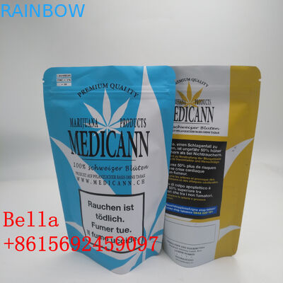 Heißsiegel-Plastikbeutel, die drei - Schicht lamelliert mit Logo-Drucken verpacken