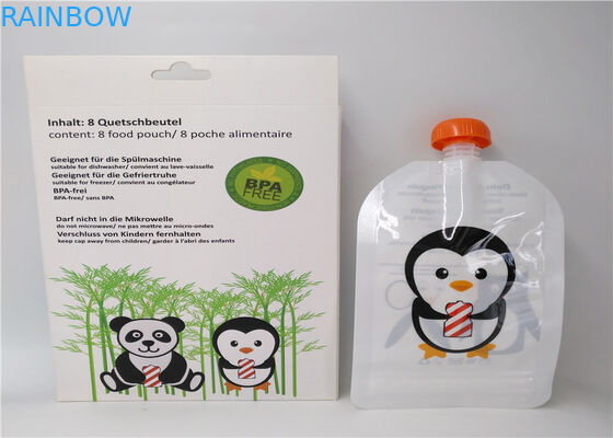 Transparente flüssige Tüllen-Tasche für Getränk/das Energie-Getränk-Verpacken