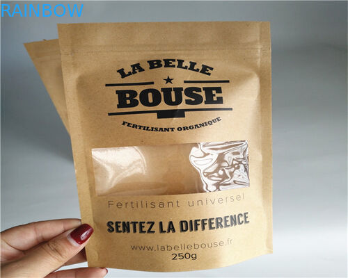 Vorderseite-freier Raum fertigte Papiertüten für Pulver/Süßigkeit/Kaffee besonders an