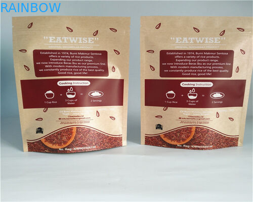 Vorderseite-freier Raum fertigte Papiertüten für Pulver/Süßigkeit/Kaffee besonders an