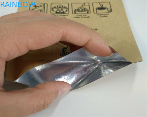 Vorderseite-freier Raum fertigte Papiertüten für Pulver/Süßigkeit/Kaffee besonders an