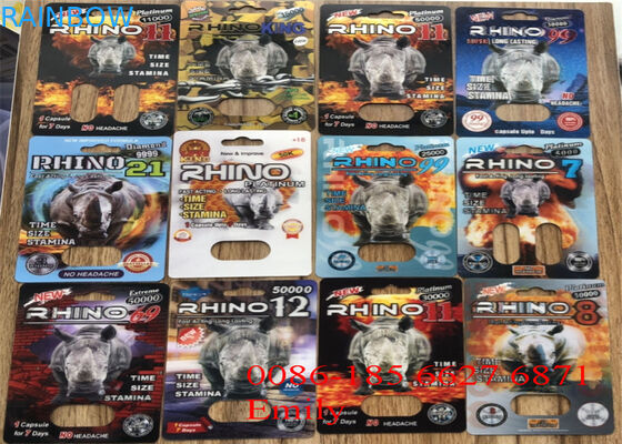 Bequeme Nashorn-Pillen-Blisterpackung, die mit Prägungsflächenwirkung verpackt