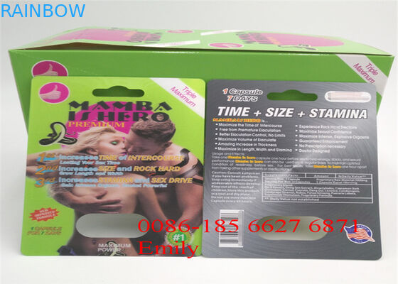 Bequeme Nashorn-Pillen-Blisterpackung, die mit Prägungsflächenwirkung verpackt