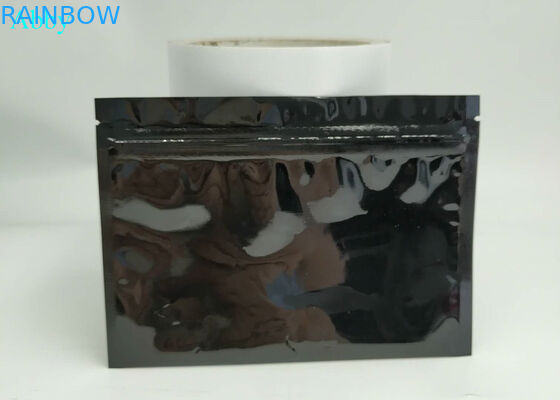 Die Folie, die Plastik ist, stehen oben den Beutel, der drei Seite Siegel-CMYK-Farbe für Schmuck-Geschenk verpackt