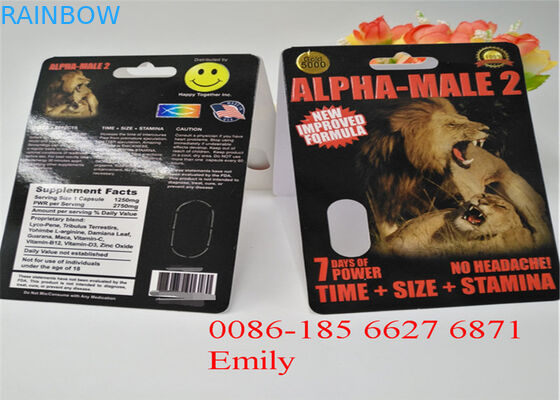 Soem-Blasen-Karte, die für die Vergrößerung des maximalen Mann-Kapsel-Verpackens verpackt