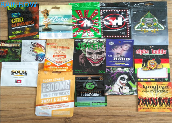 Verpackendes Matt-OPP Material des Aluminiumfolie-Kräuterweihrauch-mit transparenter Farbe