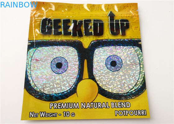 Kleiner Kräuterweihrauch, der das kundenspezifische Logo gedruckt mit der Aluminiumschicht lamelliert verpackt