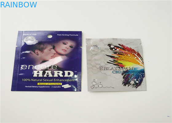 Knöpfen Sie Schließungs-Kräuterweihrauch-Verpackengravüren-Drucken mit luftdichter Reißverschluss-Dichtung