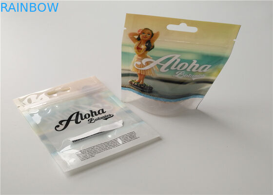 Knöpfen Sie Schließungs-Kräuterweihrauch-Verpackengravüren-Drucken mit luftdichter Reißverschluss-Dichtung