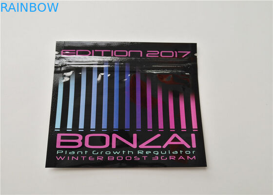 Knöpfen Sie Schließungs-Kräuterweihrauch-Verpackengravüren-Drucken mit luftdichter Reißverschluss-Dichtung