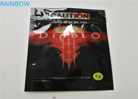 Nashorn-Vergrößerer-Kräuterweihrauch-verpackendes Mattvollenden mit wieder- schließbarem Reißverschluss