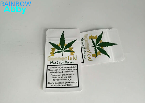 Aluminiumfolie Druck-Gold-Matts sackt Gas-Sperren-Seiten-Keil 10000 MOQ ein