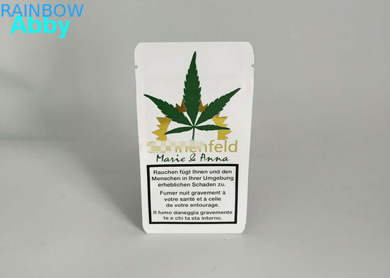 Aluminiumfolie Druck-Gold-Matts sackt Gas-Sperren-Seiten-Keil 10000 MOQ ein