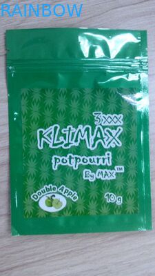 Verpackender Geruch-Beweis-Kräuterweihrauch, Plastikreißverschluss-Taschen für das Verpacken der Lebensmittel