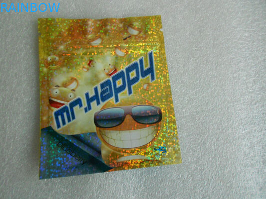 Nahrungsmittelgrad-Plastikreißverschluß sackt 8 Farben für CBD-Produkt 46 * 33 * 30cm ein