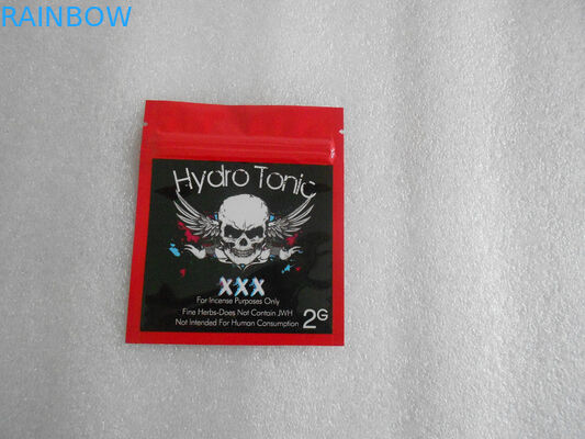 Hohe verpackender Sperren-Kräuterweihrauch, PET materielle Plastikreißverschluss-Taschen