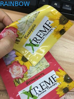 Verpackender CBD-Blumen-Kräuterweihrauch, medizinische Aluminiumfolie-Taschen mit acht Farben