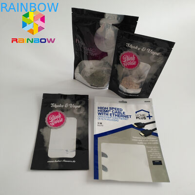 Klares Fenster stehen oben Beutel für Nahrung/Süßigkeit/Kaffee 10000 MOQ