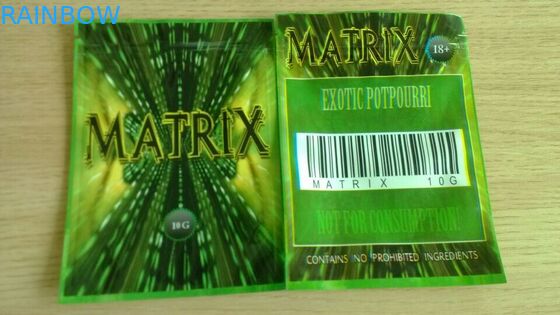 Ravure, das Seitenbeutel-Plastik-Folien-Material der dichtungs-drei mit Ipper-Spitzen-Griff druckt