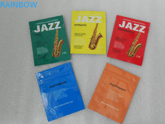 Paket-Kissen-Plastikreißverschluss-Taschen mit Nahrungsmittelgrad-Material mit CMYK-Farbe