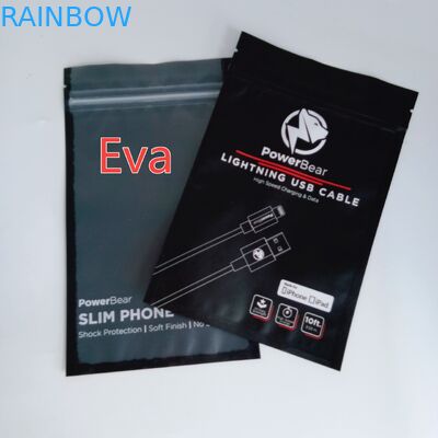 Hängende Loch-Plastik Siegeltaschen für das USB-Wand-Auto-Ladegerät-Verpacken