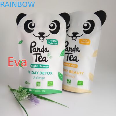 Wiederversiegelbarer Reißverschluss stehen einsackt oben flache Unterseite für das Tierfutter-Verpacken