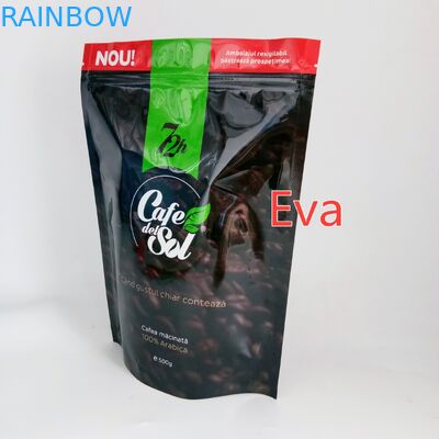 Silberne Plastik stehen oben die Beutel 500g, die für das Kaffee-Tee-Pulver-Verpacken ungiftig sind