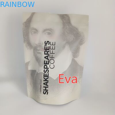 Silberne Plastik stehen oben die Beutel 500g, die für das Kaffee-Tee-Pulver-Verpacken ungiftig sind