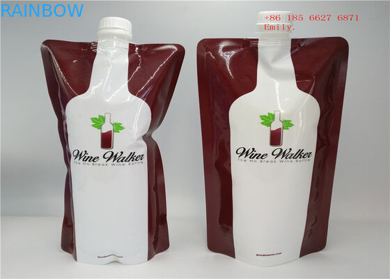 Wiederverwendbarer Tüllen-Beutel, der Plastikpressungs-Nahrungsmittelgrad für Fruchtsaft verpackt