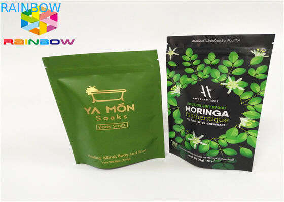 Gewohnheit druckte Plastik Tasche des Tee-recyclebare kundenspezifische Zipaluminiumfolie-Tee-Verpackens der Lebensmittel mit Reißverschluss für Kaffee-Pulver-Beutel