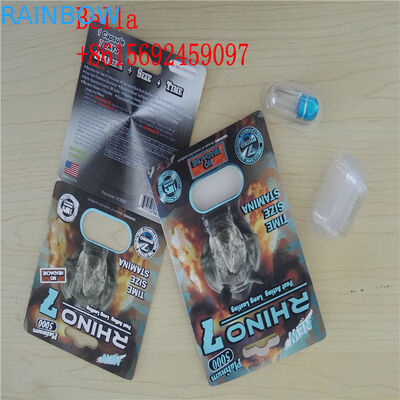 Kundenspezifische Karte der Blasen-3D, die Plastik für Sex-Kapsel/Pillen verpackt