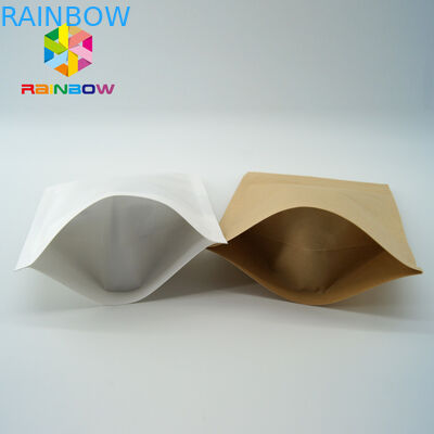 Einzelne kleine Snack-Food-Verpackung angepasstes braunes Kraftpapier für Popcorn