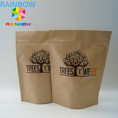 Einzelne kleine Snack-Food-Verpackung angepasstes braunes Kraftpapier für Popcorn