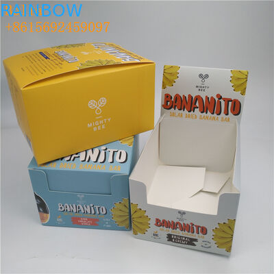 CMYK / angepasste Farb-Display-Papierbox SGS-Zertifikat für Schokoladenbar