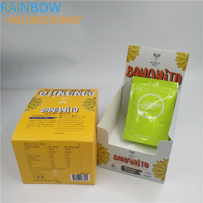 Gewölbtes Brett, benutzerdefinierte Druckpapierboxen für Regaleinlagen