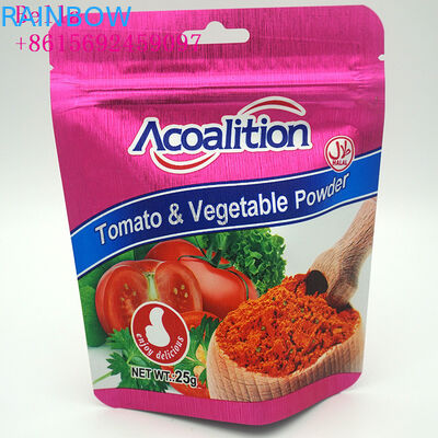 Die Aluminiumfolie-Plastikbeutel, die verpacken, stehen oben Beutel für die industrielle Nahrung