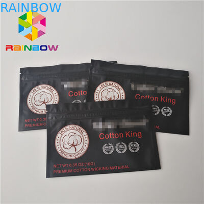 Stehen Sie oben Zipdichtungs-Taschen für Gesichtsmake-uprunde Schönheits-Baumwollauflagen Fr-20181019-2