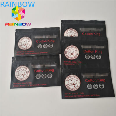 Stehen Sie oben Zipdichtungs-Taschen für Gesichtsmake-uprunde Schönheits-Baumwollauflagen Fr-20181019-2