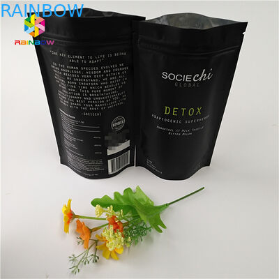 Laminate Mylar Snack-Tasche Verpackung, Aluminiumfolie Reißverschluss-Tasche für Rindfleisch-Pulver-Nuss