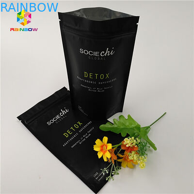 Laminate Mylar Snack-Tasche Verpackung, Aluminiumfolie Reißverschluss-Tasche für Rindfleisch-Pulver-Nuss