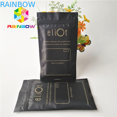 Die Reißverschluss aufbereiteten Plastikbeutel, die, gedruckte USB-Gewohnheit verpacken, stehen oben Beutel