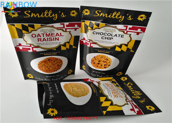 Die klaren silbernen Plastikbeutel, die wiederverschließbaren Zipverschluß verpacken, sackt Aluminiumfolie ein