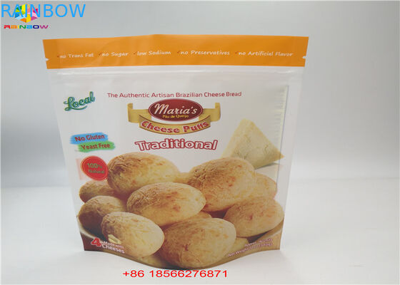 Aluminiumfolie sackt die Plastikbeutel ein, welche die Seite drei verpacken, die mit Spitzenreißverschluß versiegelt wird