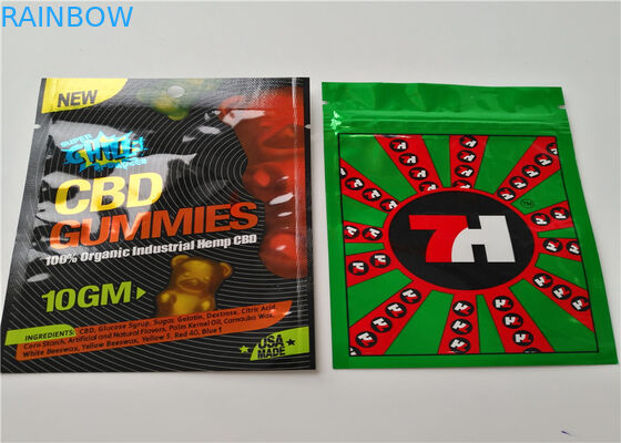 Sgs-Kräuter- Weihrauch-Verpackenhologramm-Folie Vape-Patronen-Mini-Plastik-Reißverschluss-Taschen