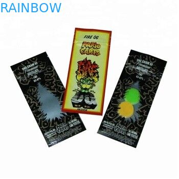 Gewohnheit Druck-Plastik sackt Patronen CBD Vape ein, die Tasche die kleine Reißverschluss-Tasche für Vape-Behälter verpacken